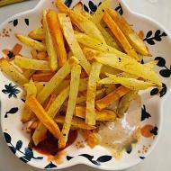 空气炸锅炸薯条：简单又美味的自制零食