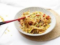圆白菜炒饼丝：早餐新宠，简单又美味！