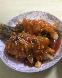 家庭版松鼠桂鱼制作过程图片详解